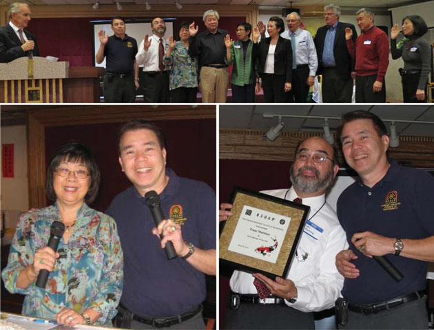 board swearing in and membership meeting photos